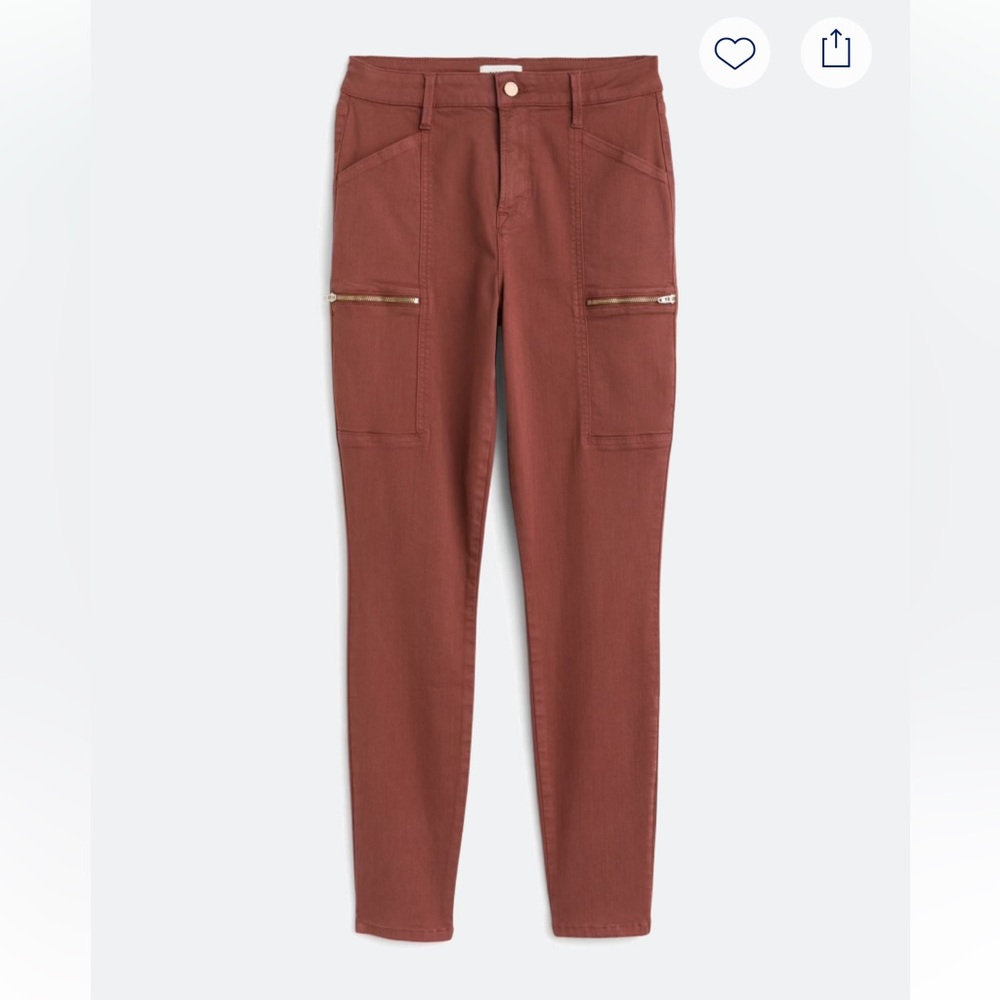 Hannah High Rise Cargo Skinny Pant
